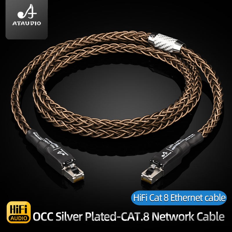 Desk Hifi Setup - High Speed RJ45 Network Cable 7N