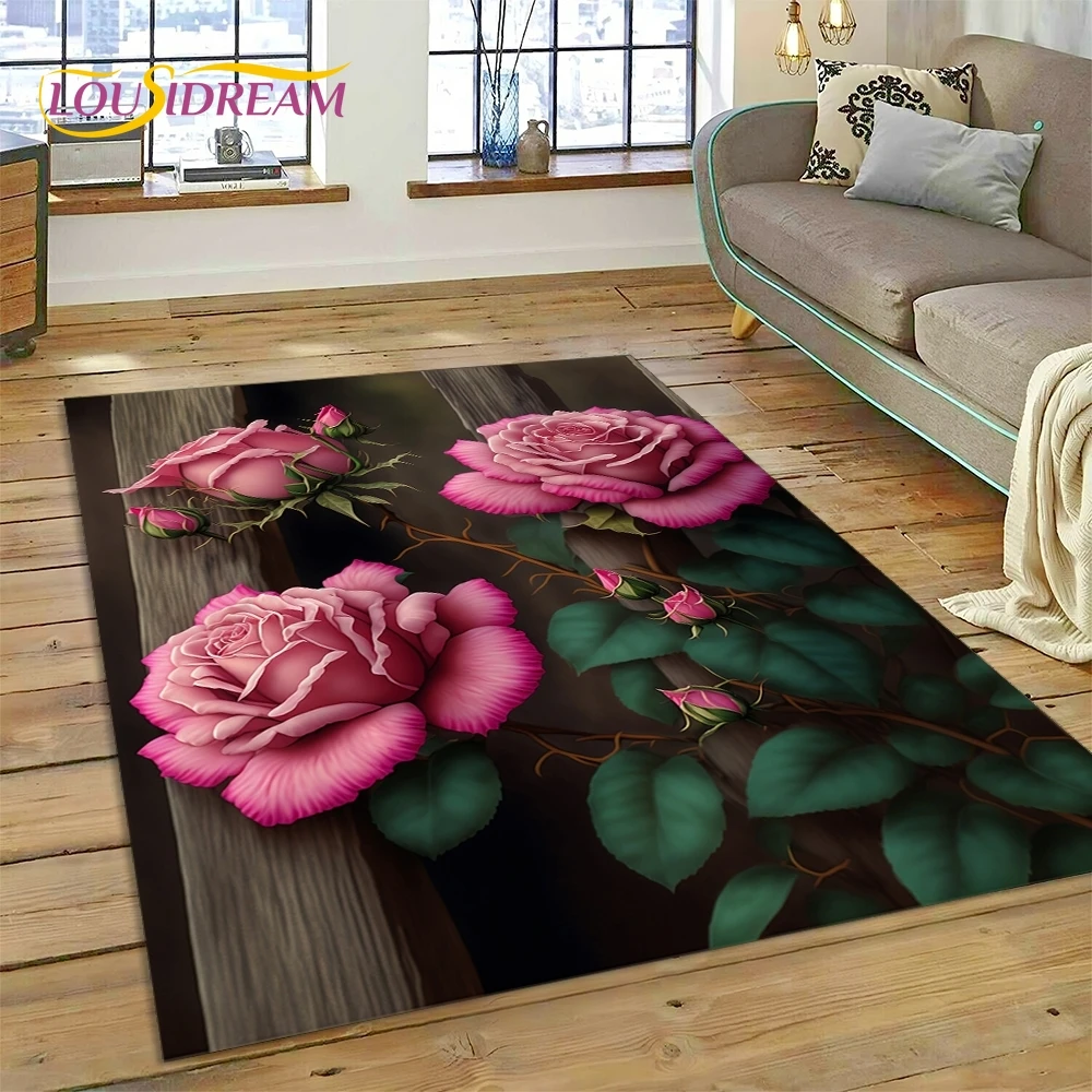 Rose Flowers Nordic Love Roman - Desk Setup Girly 评论和价格