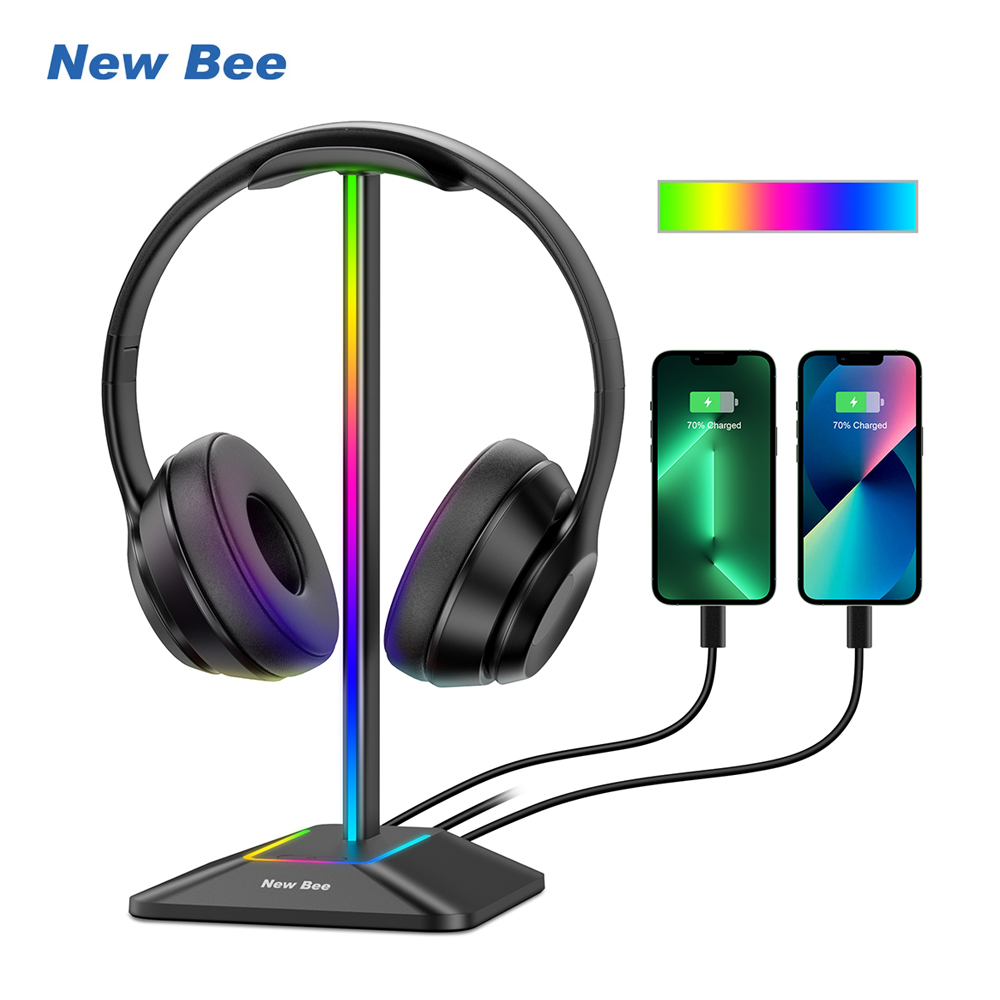 New Bee Z8 RGB Headphones Stan - Desk Setup Game 评论和价格