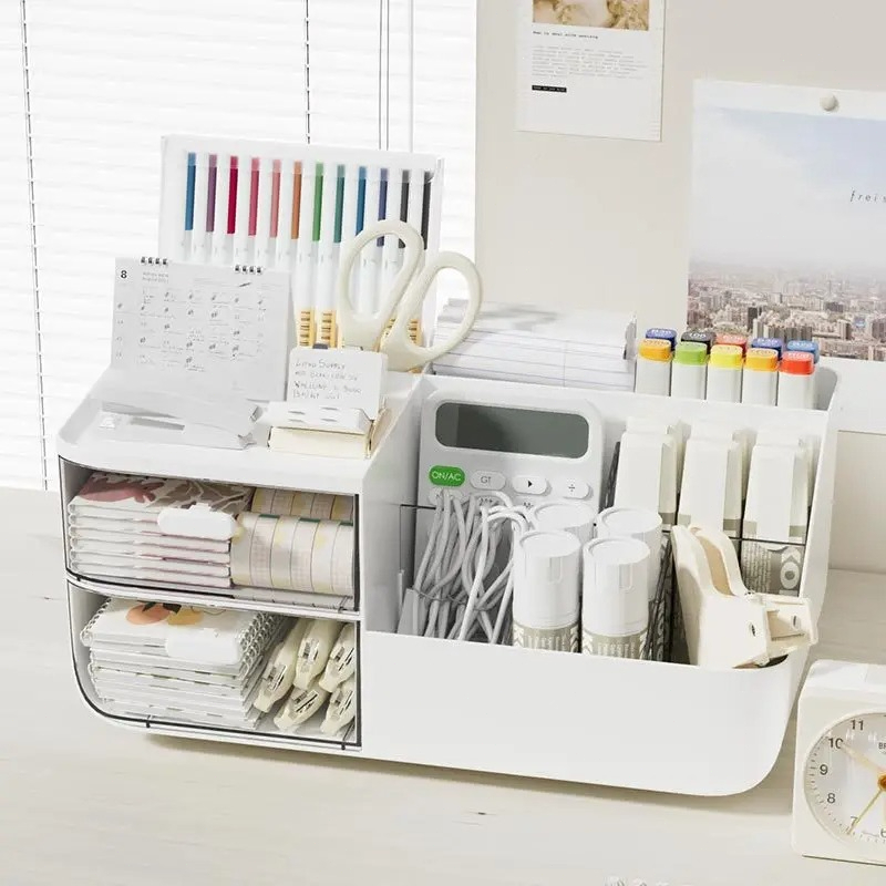Large Capacity Multifunctional - Desk Setup Organizer 评论和价格