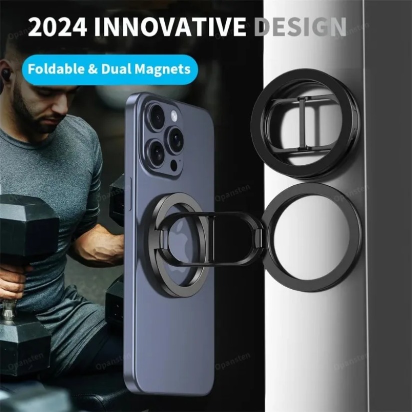 Foldable Dual Magnetic Lazy Ph - Dual Phone Holder 评论和价格