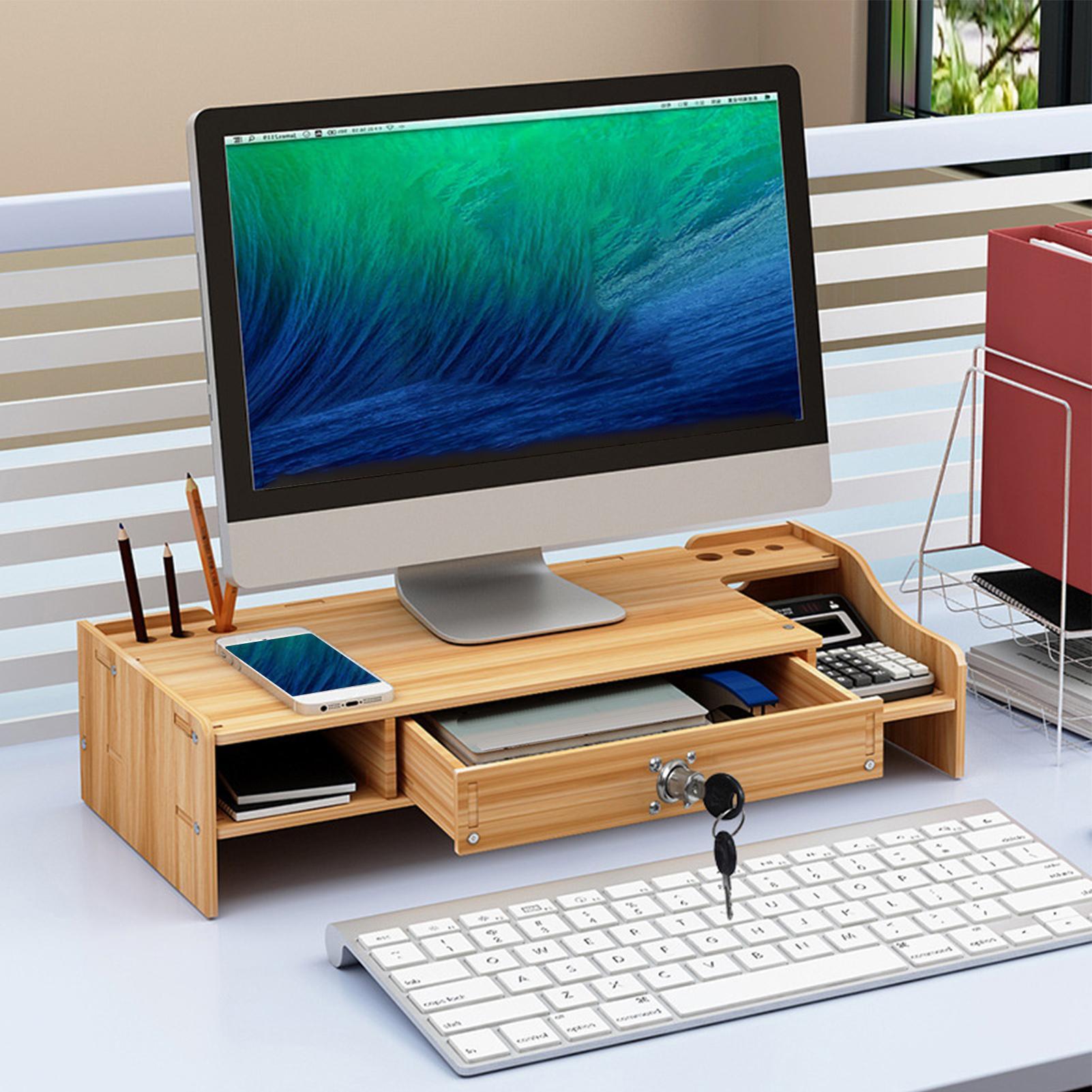 Monitor Stand For Desk Wooden  - Monitor Riser Wood 评论和价格