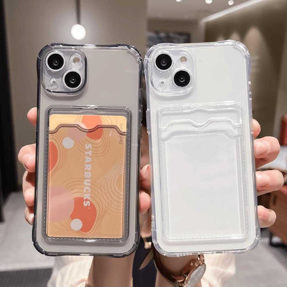 Transparent Card Holder Phone  - Dual Phone Holder 评论和价格