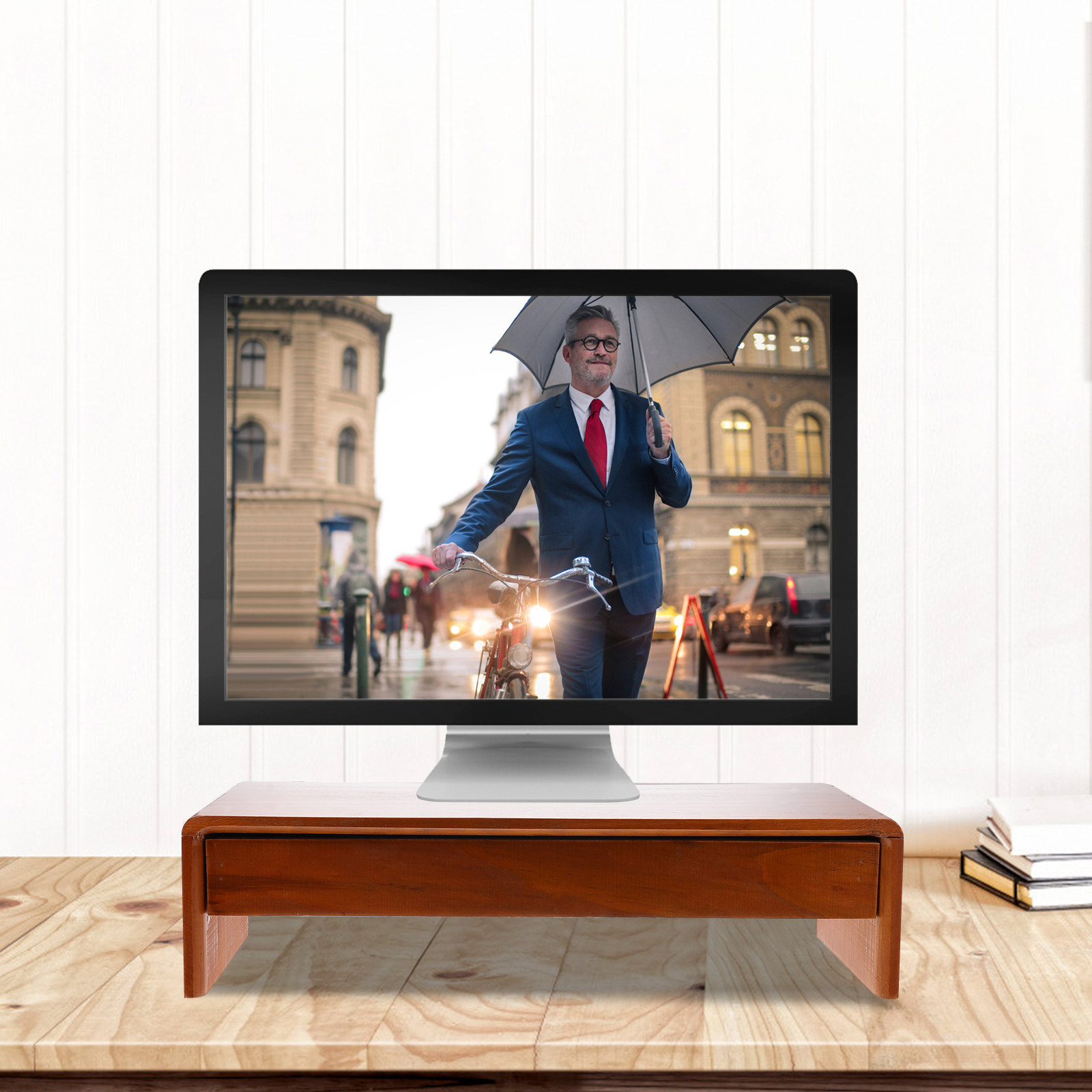 1Pcs Computer Heightening Stan - Monitor Riser Wood 评论和价格