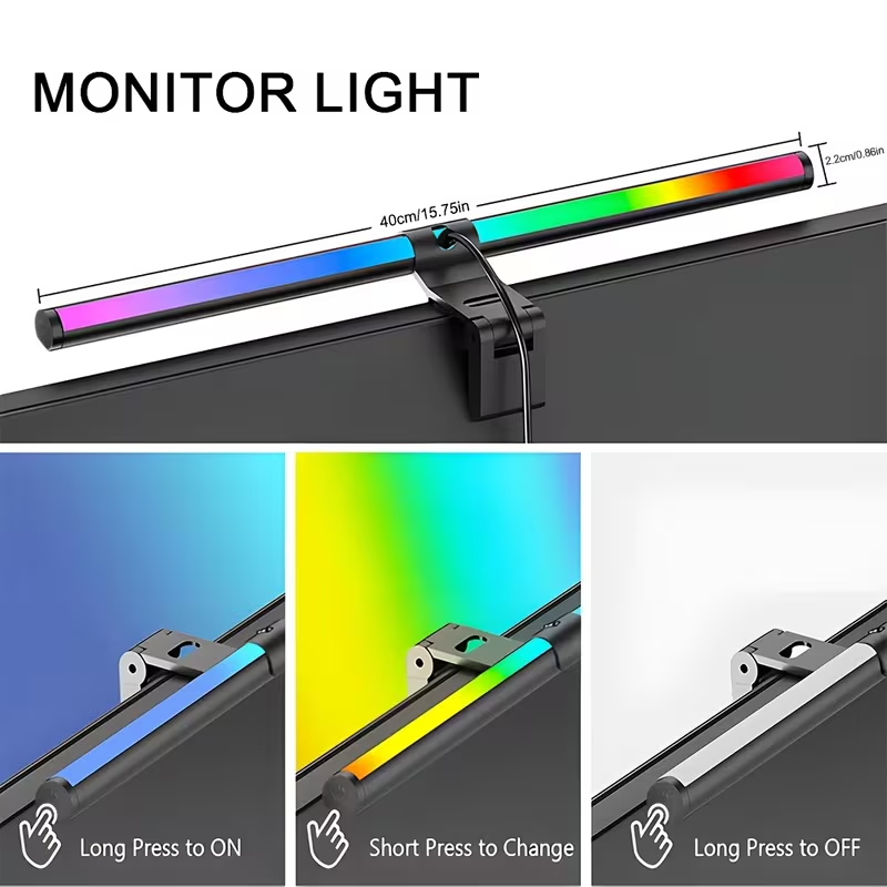 Monitor Light Bar RGB Lightbar - Desk Setup Game 评论和价格