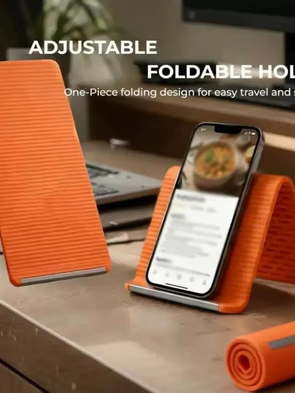 Portable Foldable Silicone Pho - Dual Phone Holder 评论和价格
