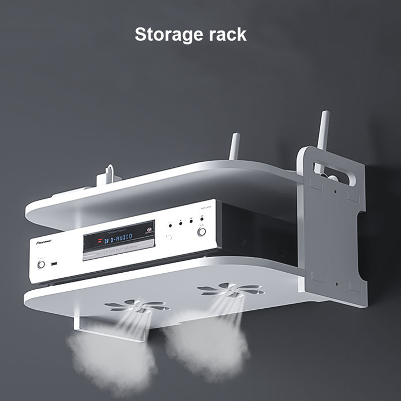 Wall-Mounted Router Cable Orga - Desk Setup With Tv 评论和价格