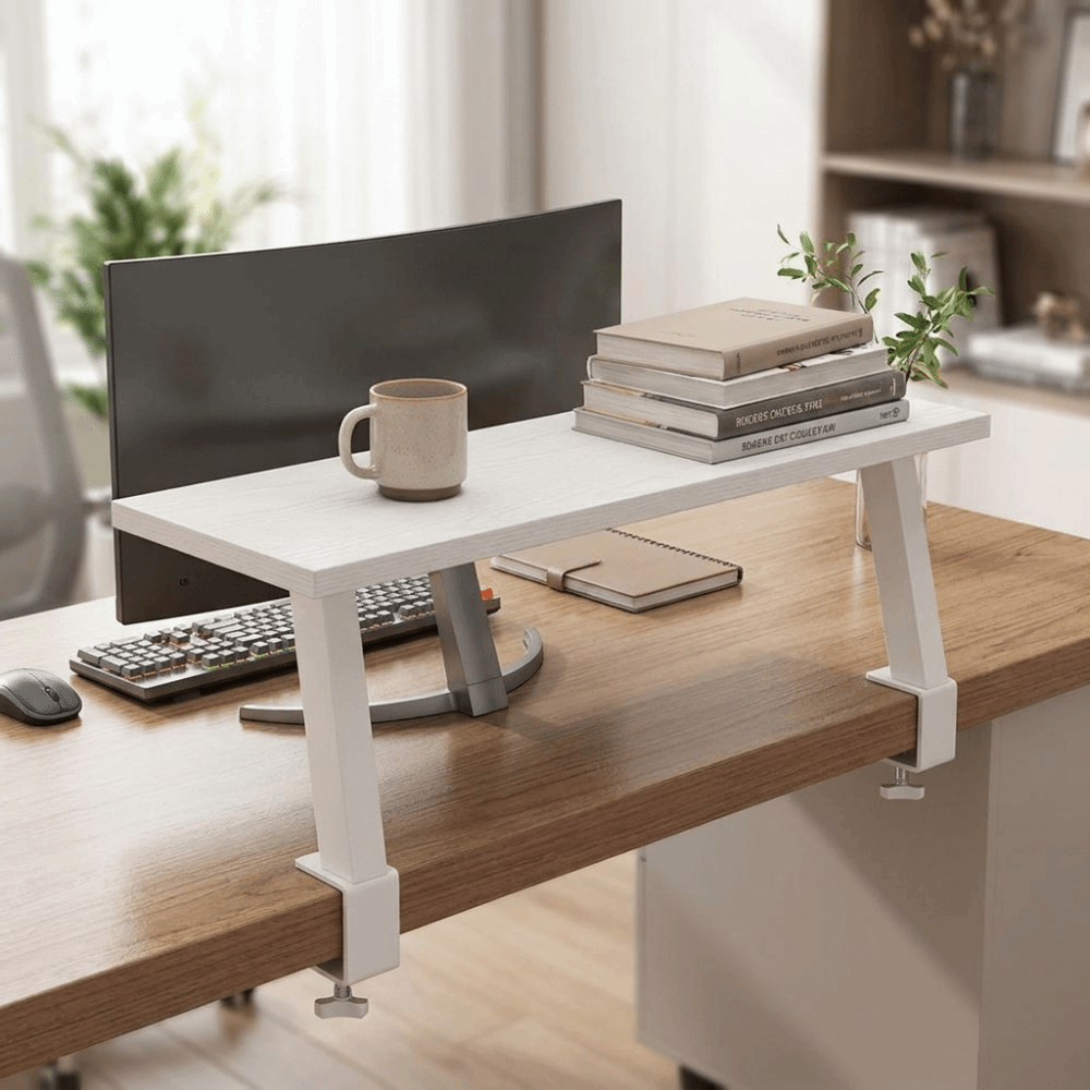 Wood Grain Monitor Stand Float - Monitor Riser Wood 评论和价格