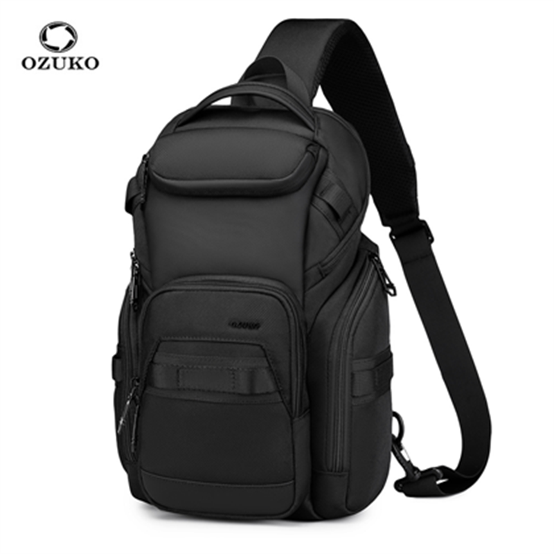 OZUKO Men's Chest Bag Business - Dual Phone Holder 评论和价格