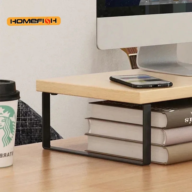 Elevated Desktop Monitor Riser - Monitor Riser Wood 评论和价格