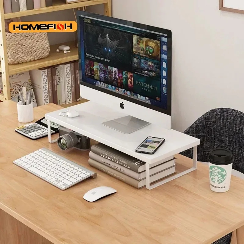 Elevated Desktop Monitor Riser - Monitor Riser Wood 评论和价格