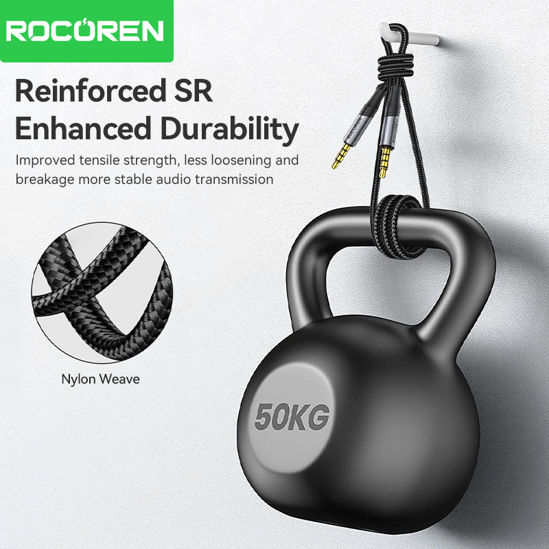 Rocoren 3.5 mm Jack Aux Audio  - Desk Hifi Setup 评论和价格