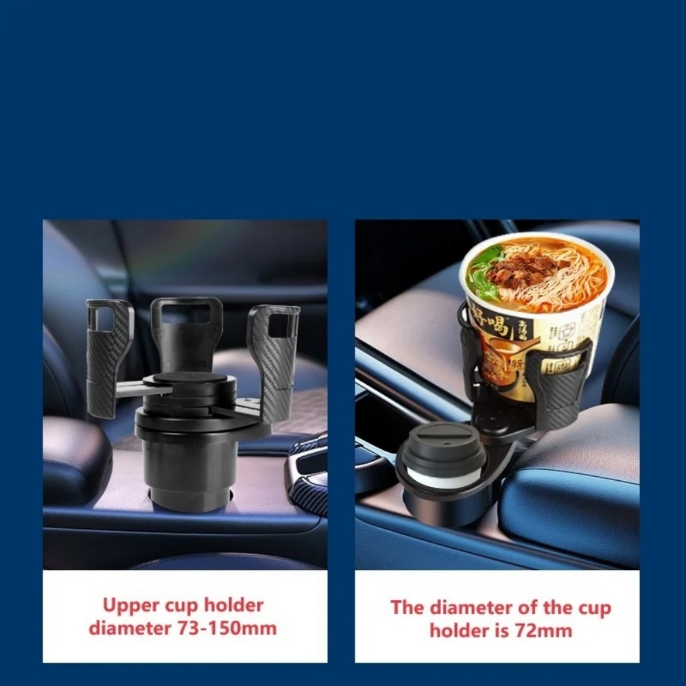 Universal Car Beverage Cup Hol - Dual Phone Holder 评论和价格