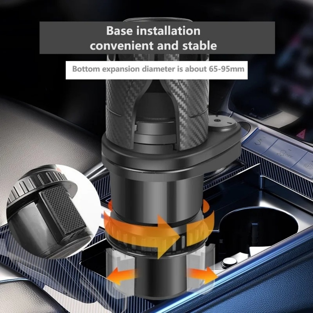 Universal Car Beverage Cup Hol - Dual Phone Holder 评论和价格