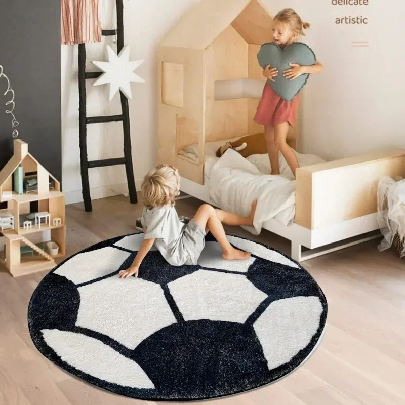 Imitation Cashmere Round Floor - Desk Setup Girly 评论和价格