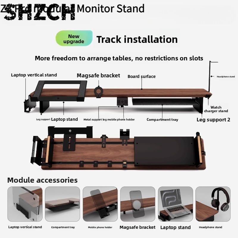 Z3 Pro Modular Monitor Riser S - Monitor Riser Wood 评论和价格