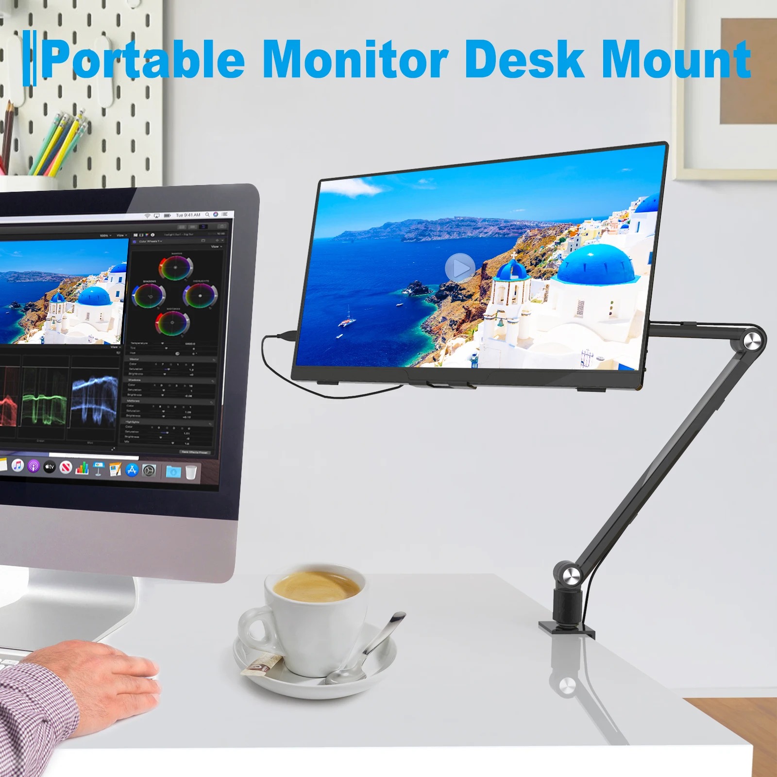 2025 Tablet Stand Holder for I - Desk Setup Monitor Arm 评论和价格