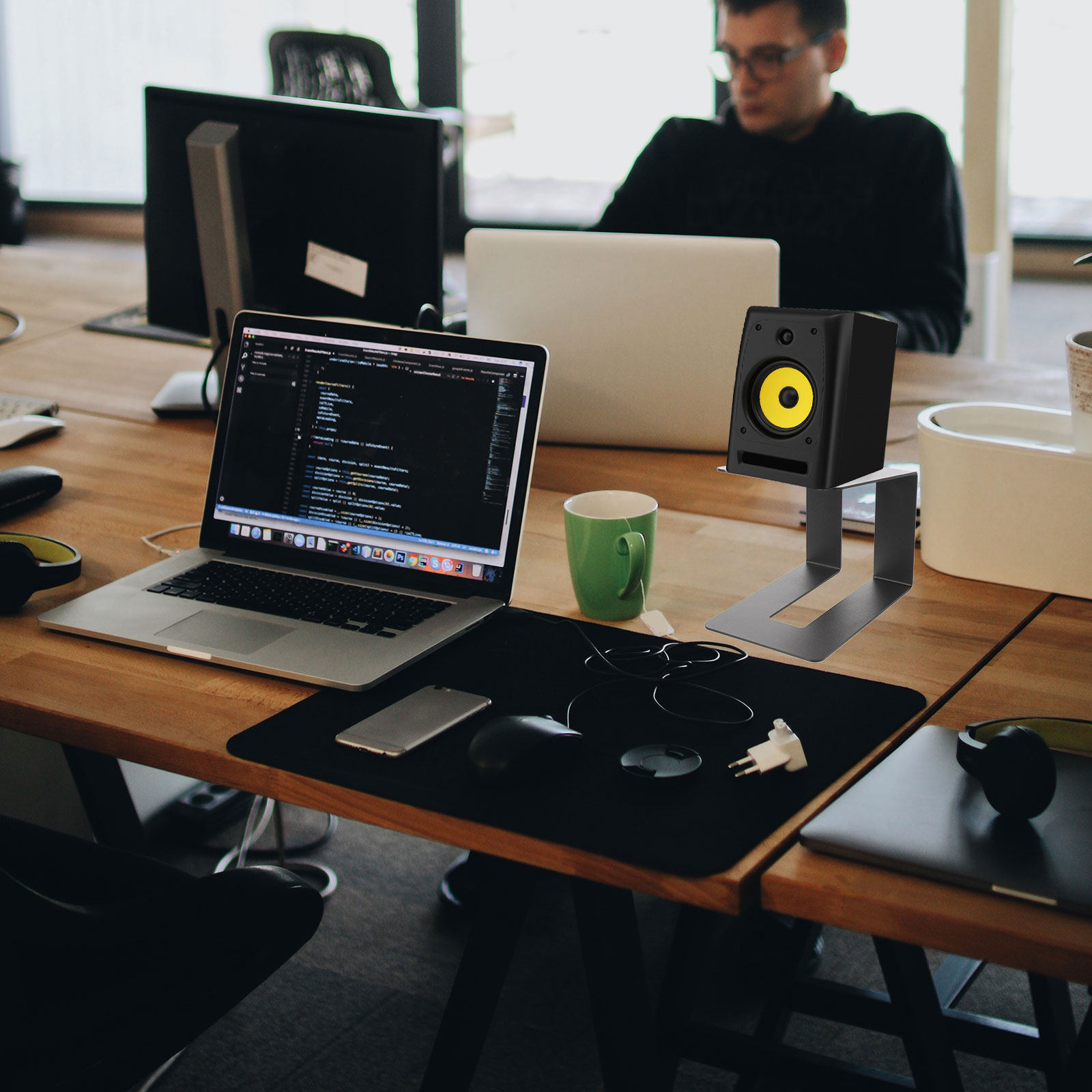 Desktop Speaker Stand Universa - Monitor Riser Wood 评论和价格