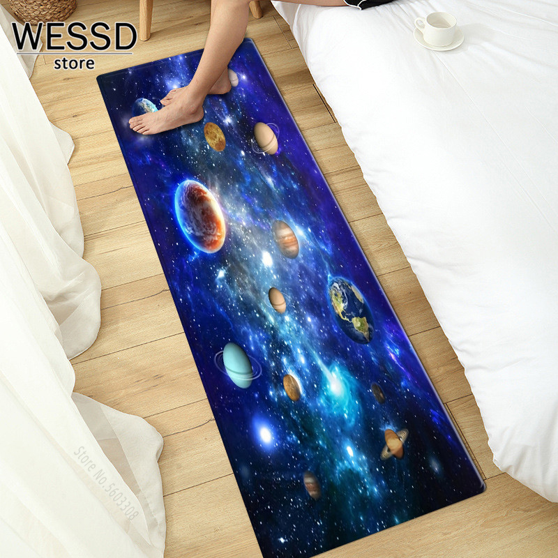 Kids Rug With 3D Planet Bed Do - Desk Setup Girly 评论和价格