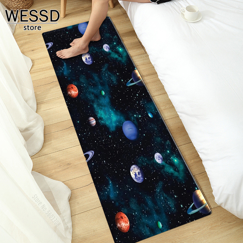 Kids Rug With 3D Planet Bed Do - Desk Setup Girly 评论和价格