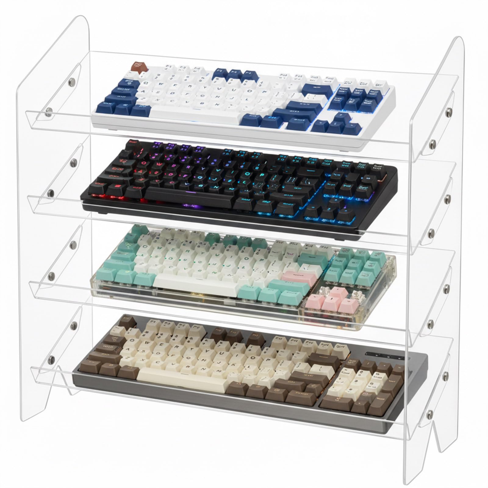 Acrylic Keyboard Display Stand - Desk Setup Tablet 评论和价格