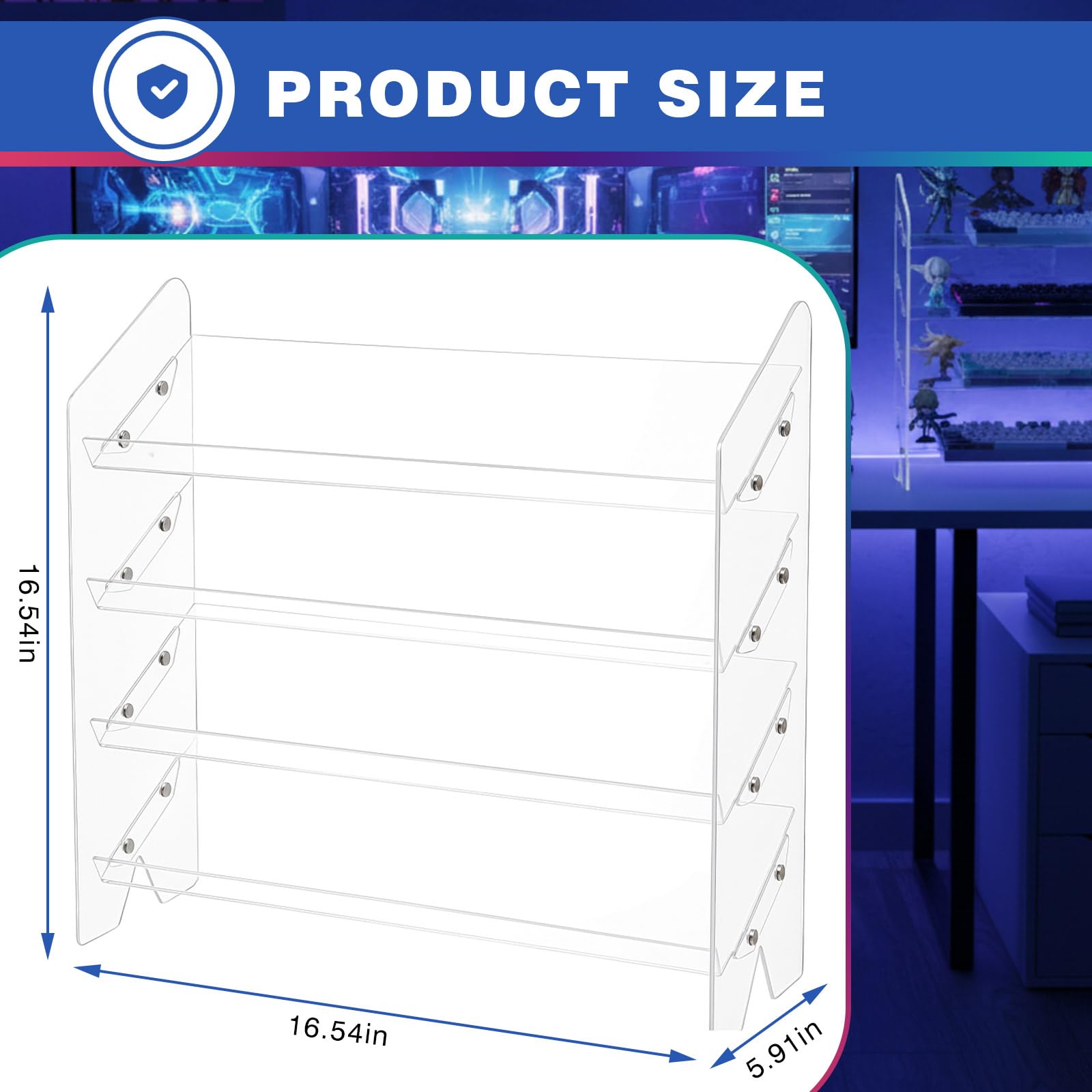 Acrylic Keyboard Display Stand - Desk Setup Tablet 评论和价格