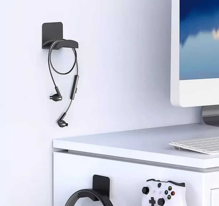 No Punch Headphone Hook Clip H - Desk Setup Game 评论和价格