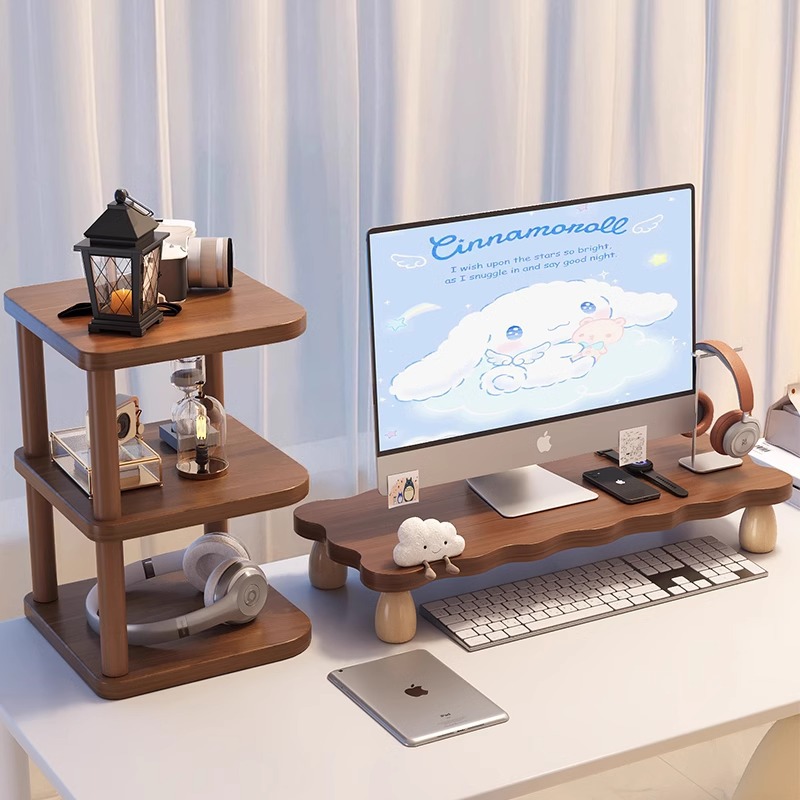 Adjustable Monitor Riser Deskt - Monitor Riser Wood 评论和价格
