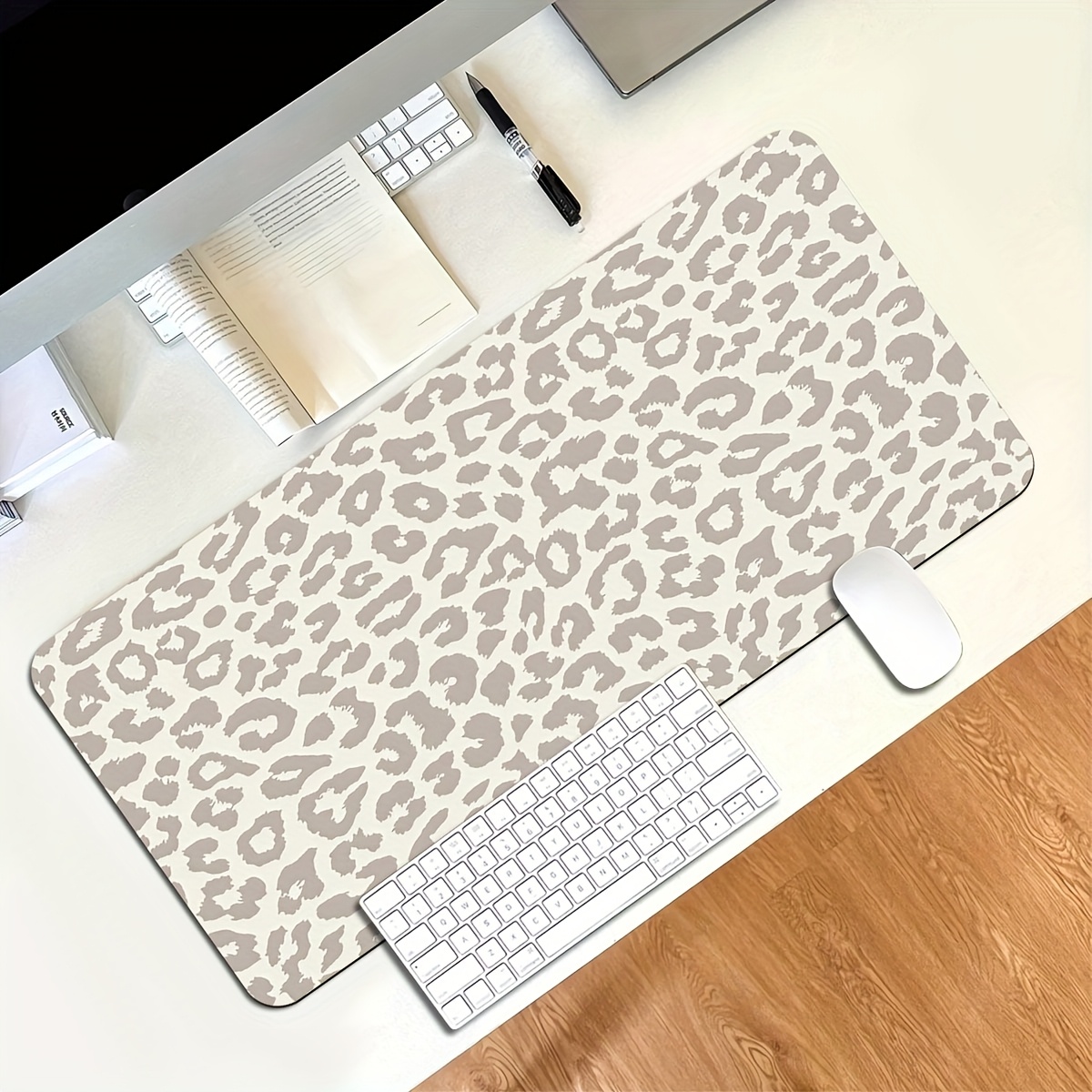 XL/XXL Computer Keyboard and M - Desk Setup Brown 评论和价格