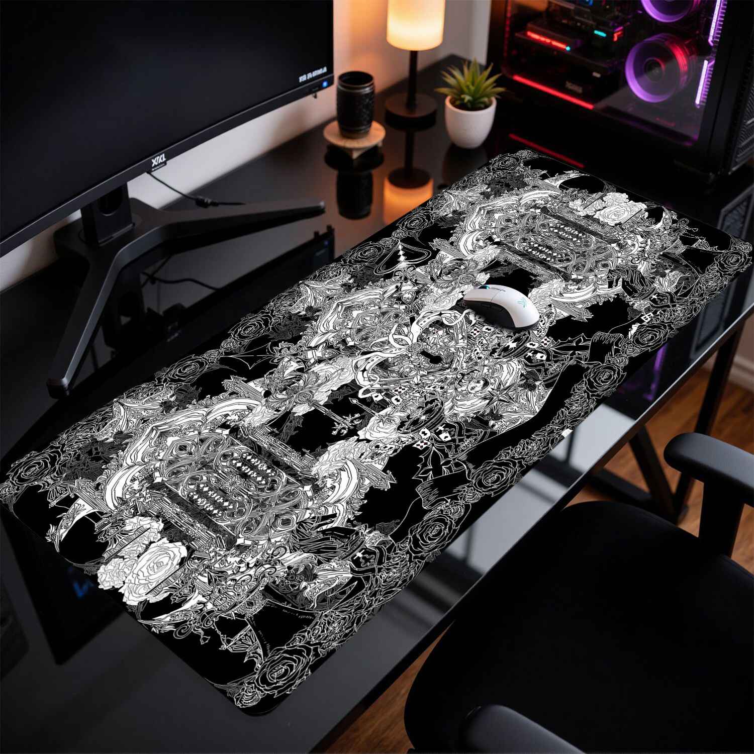 Divine Realm Gothic Building M - Desk Setup Rug 评论和价格
