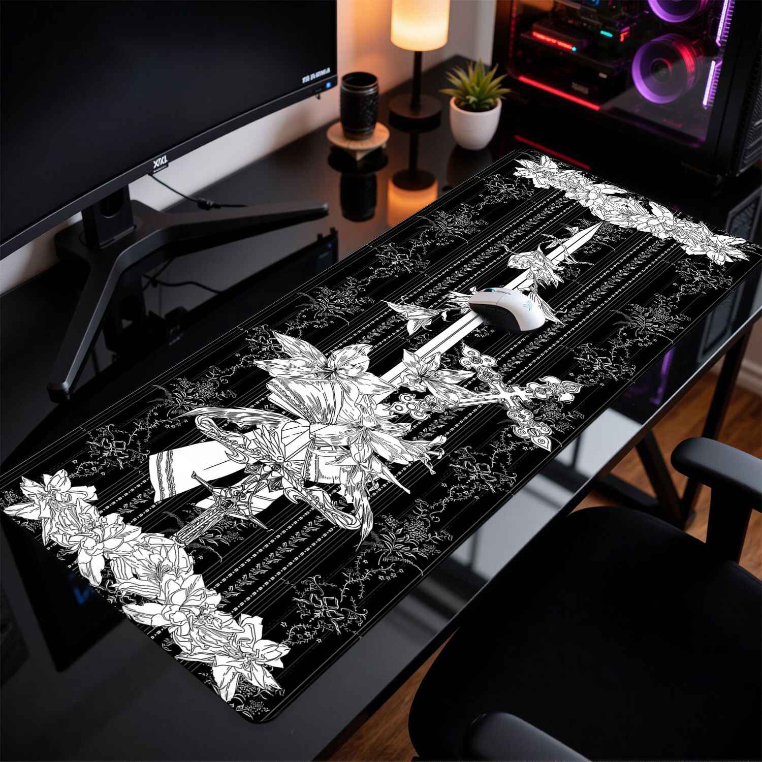 Divine Realm Gothic Building M - Desk Setup Rug 评论和价格