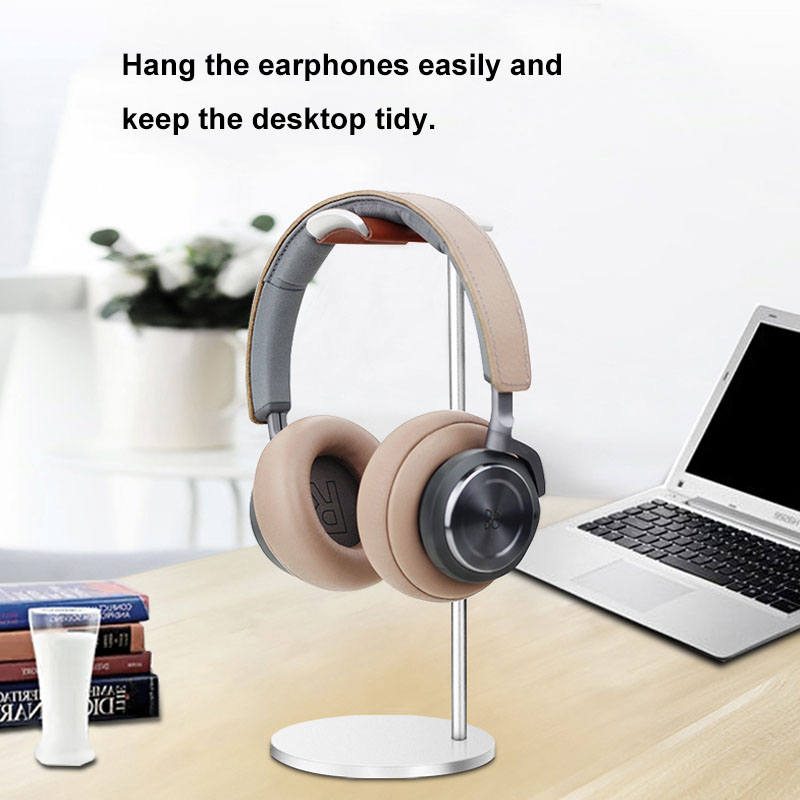 Curved Aluminum Headphone Stan - Desk Setup Game 评论和价格