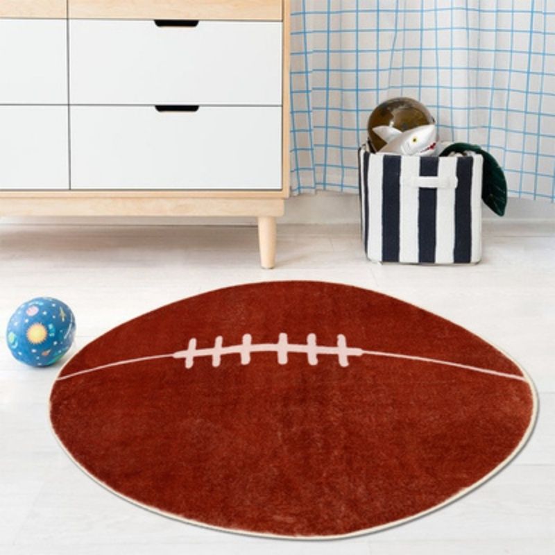 Football Fluffy Carpet For Liv - Desk Setup Girly 评论和价格