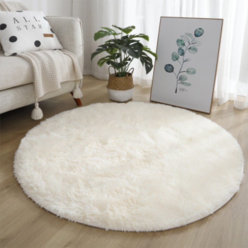 Super Soft Plush Round Rug Mat - Desk Setup Girly 评论和价格