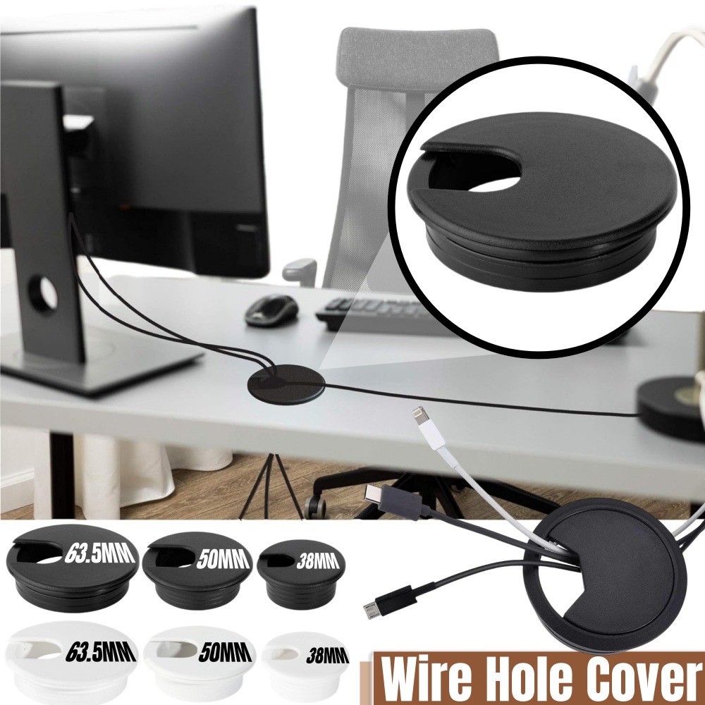 Plastic Wire Hole Cover 1.5/2/ - Desk Setup Organizer 评论和价格
