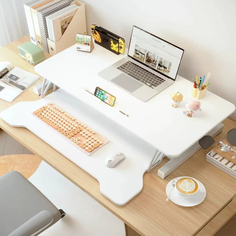 Standing Desk Riser Height Adj - Desk Setup Organizer 评论和价格