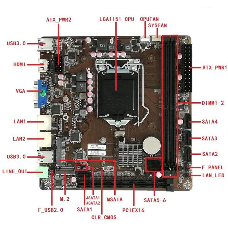 B365 Mini-ITX Motherboard LGA  - Desk Hifi Setup 评论和价格