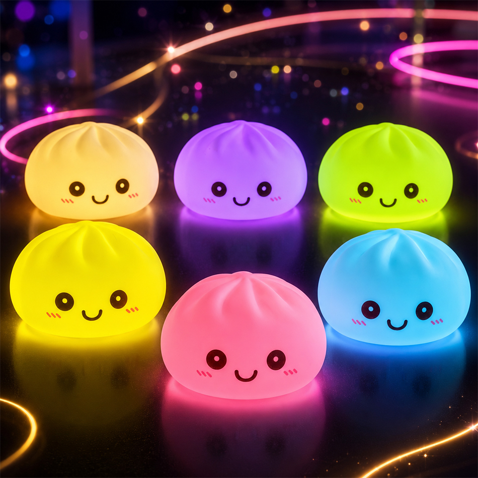 New Dumpling Night Lights Glow - Desk Setup Kawaii 评论和价格