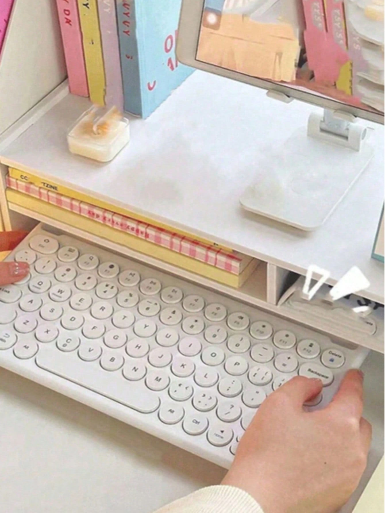 Monitor Riser Stand with Drawe - Monitor Riser Wood 评论和价格