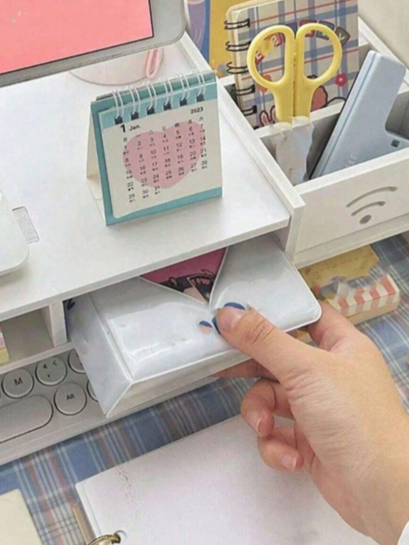 Monitor Riser Stand with Drawe - Monitor Riser Wood 评论和价格