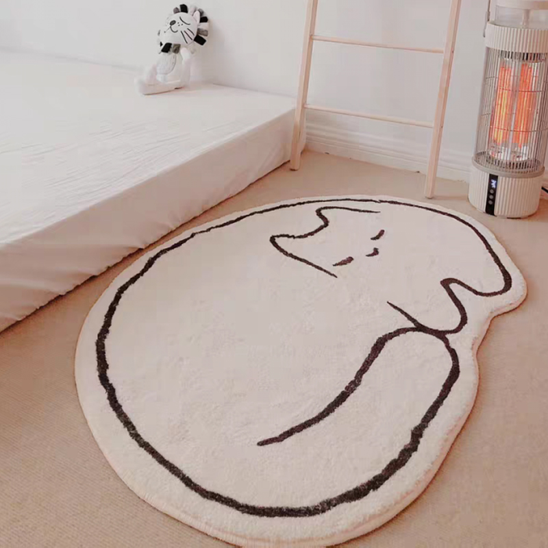 Cute Cat’s Carpet In The Bedro - Desk Setup Girly 评论和价格