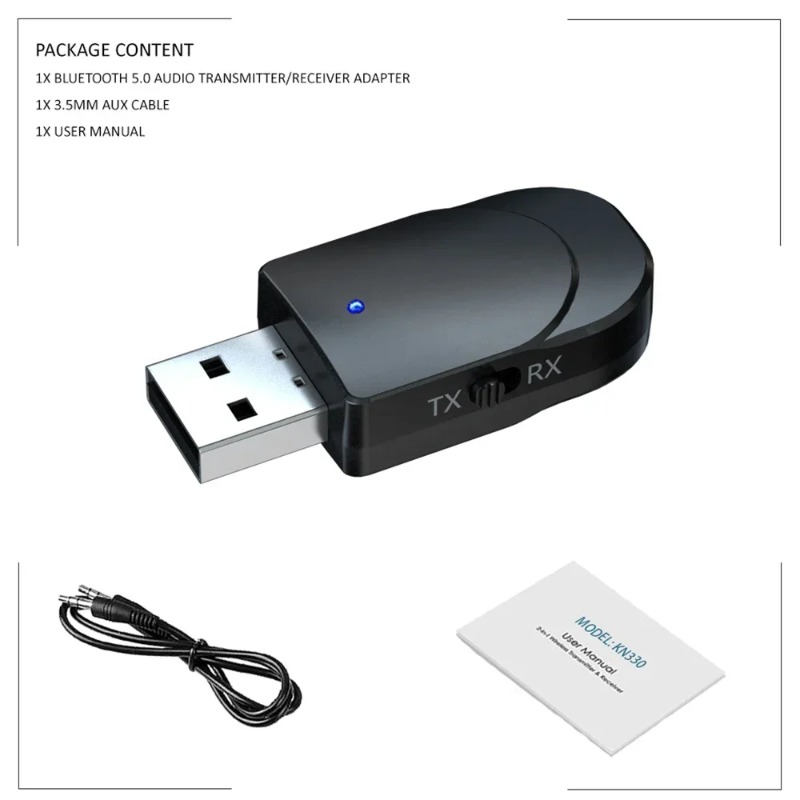 KN330 3in1 USB EDR Bluetooth 5 - Desk Hifi Setup 评论和价格