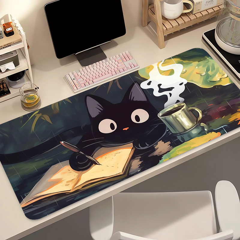 Kawaii Black Cat Silicone Soft - Desk Setup Kawaii 评论和价格