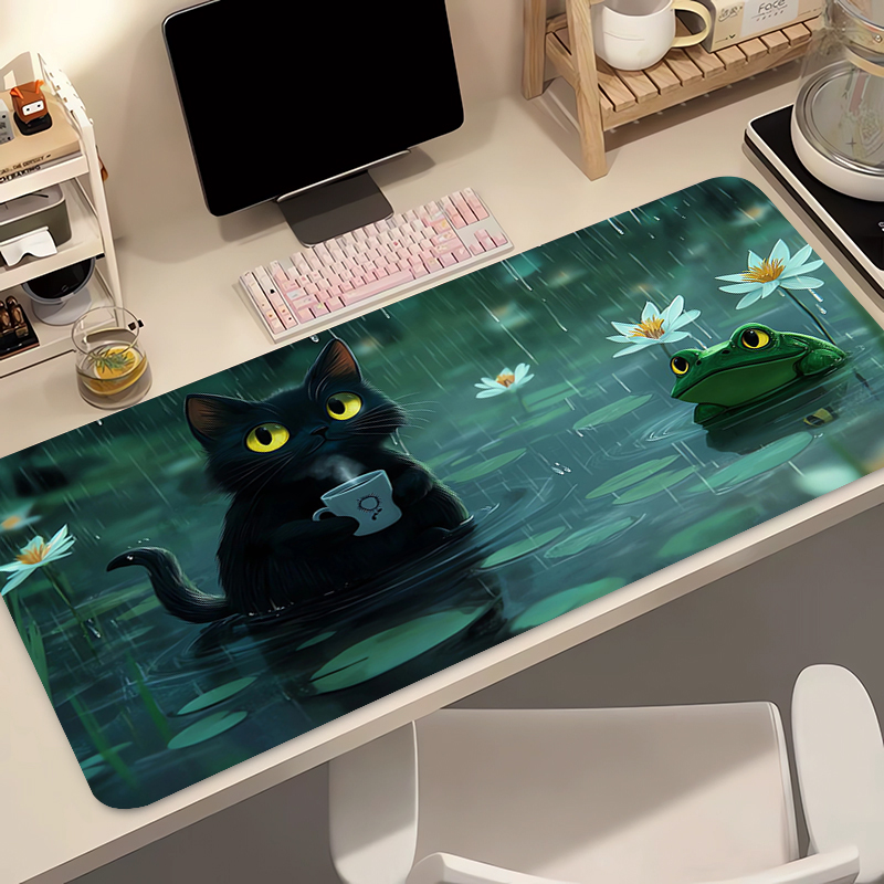 Kawaii Black Cat Silicone Soft - Desk Setup Kawaii 评论和价格