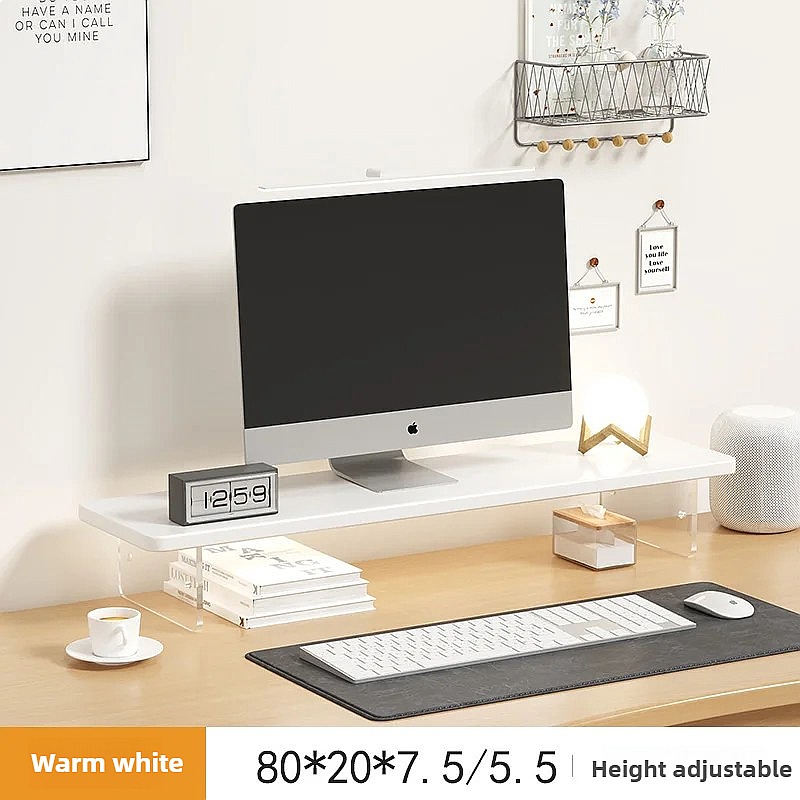 Walnut Monitor Stand Riser Adj - Monitor Riser Wood 评论和价格