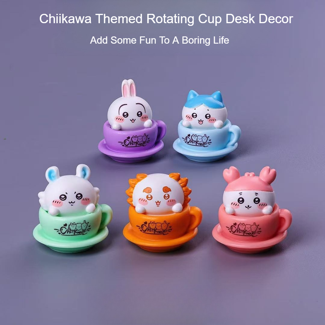 Chiikawa Rotating Cup Figure K - Desk Setup Kawaii 评论和价格