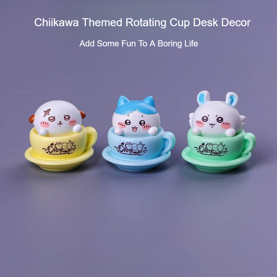Chiikawa Rotating Cup Figure K - Desk Setup Kawaii 评论和价格