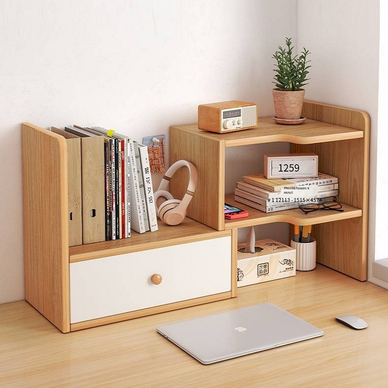 Desk Bookshelf Desktop Shelvin - Desk Setup Organizer 评论和价格