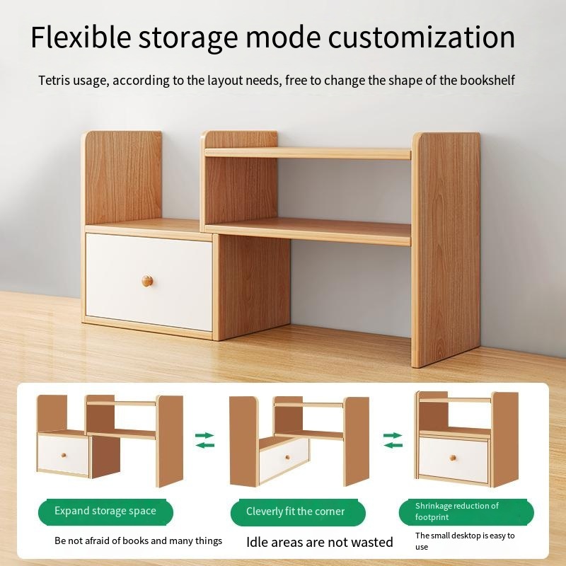 Desk Bookshelf Desktop Shelvin - Desk Setup Organizer 评论和价格