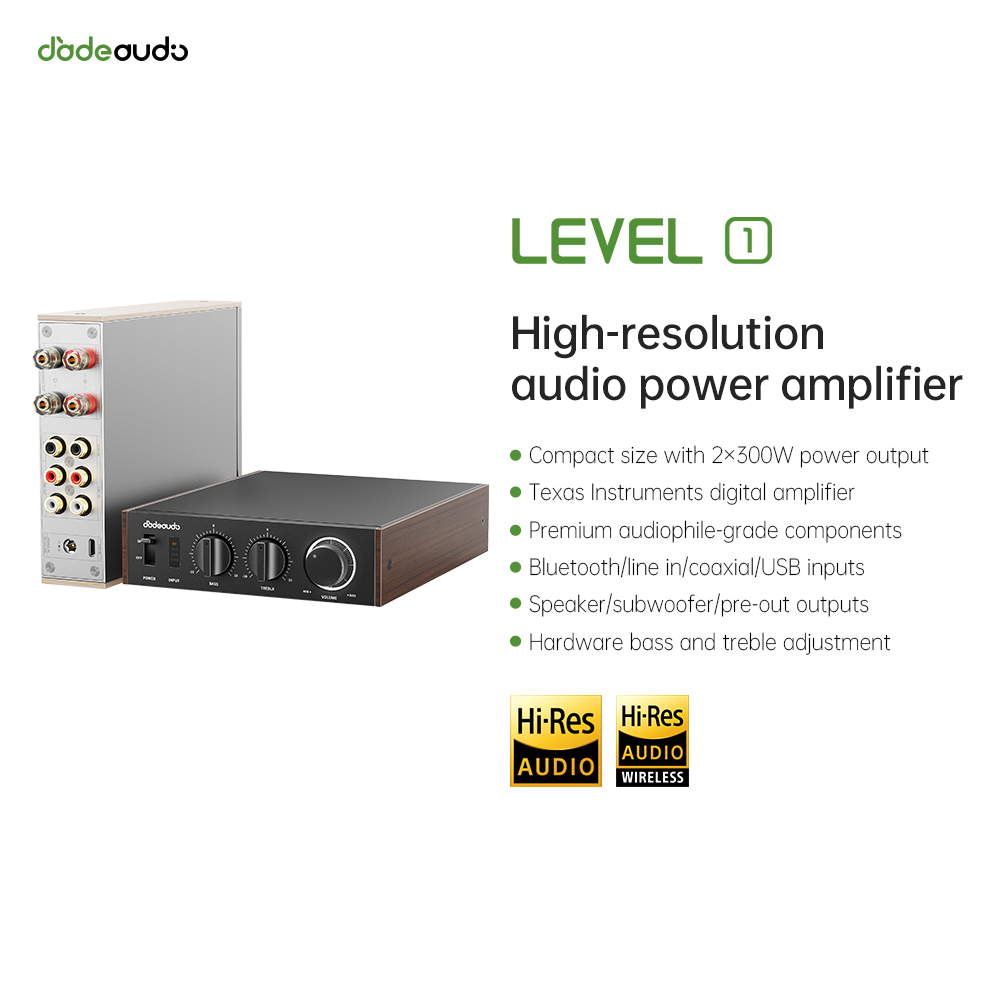 JadeAudio Level 1 Desktop HiFi - Desk Hifi Setup 评论和价格